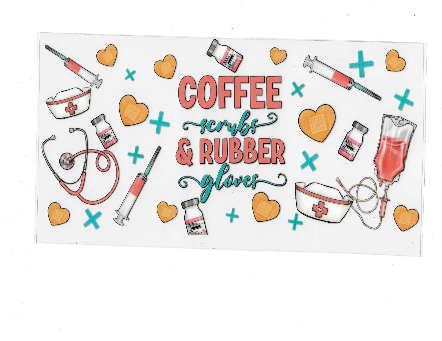 Coffee, Scrubs, Rubber Gloves - #478