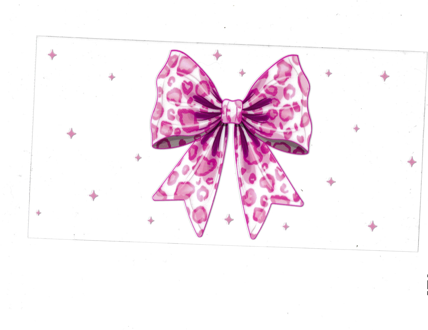 Pink Cheetah Bow - #535
