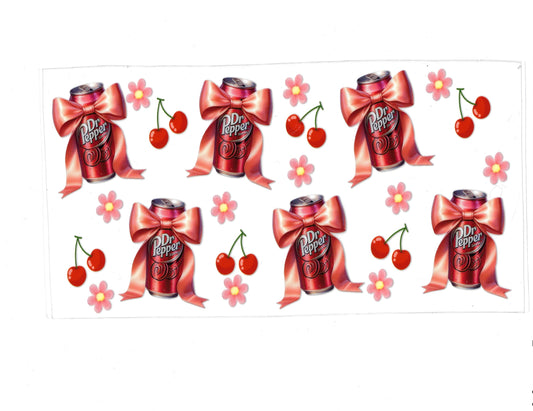Dr Pepper Bows - #323