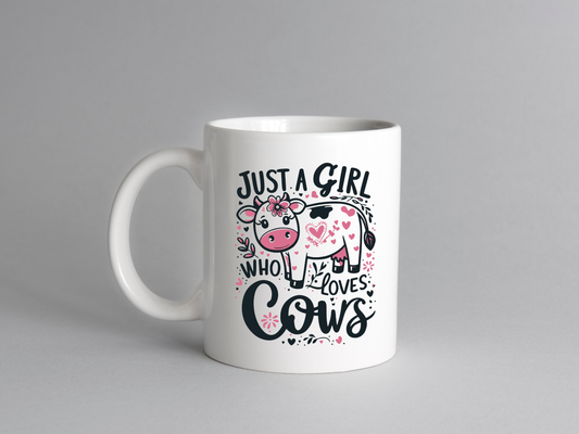 Girl Who Loves Cows