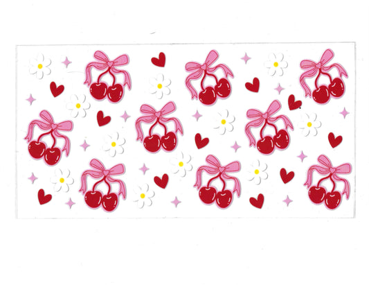 Bows, Cherries and Daisies - #352
