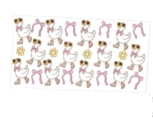 Pink Bow Goose - #410