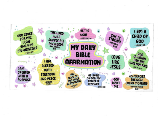 Daily Bible Affirmation - #471